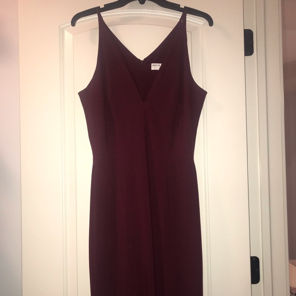 Dress the Population Burgundy Iris Dress - Picture 5 of 9